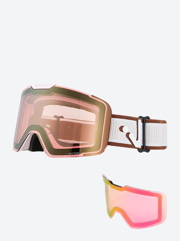 Snowboard Vector Detachable Goggles Vision Lens Anti-Sunshine Ski & Unisex