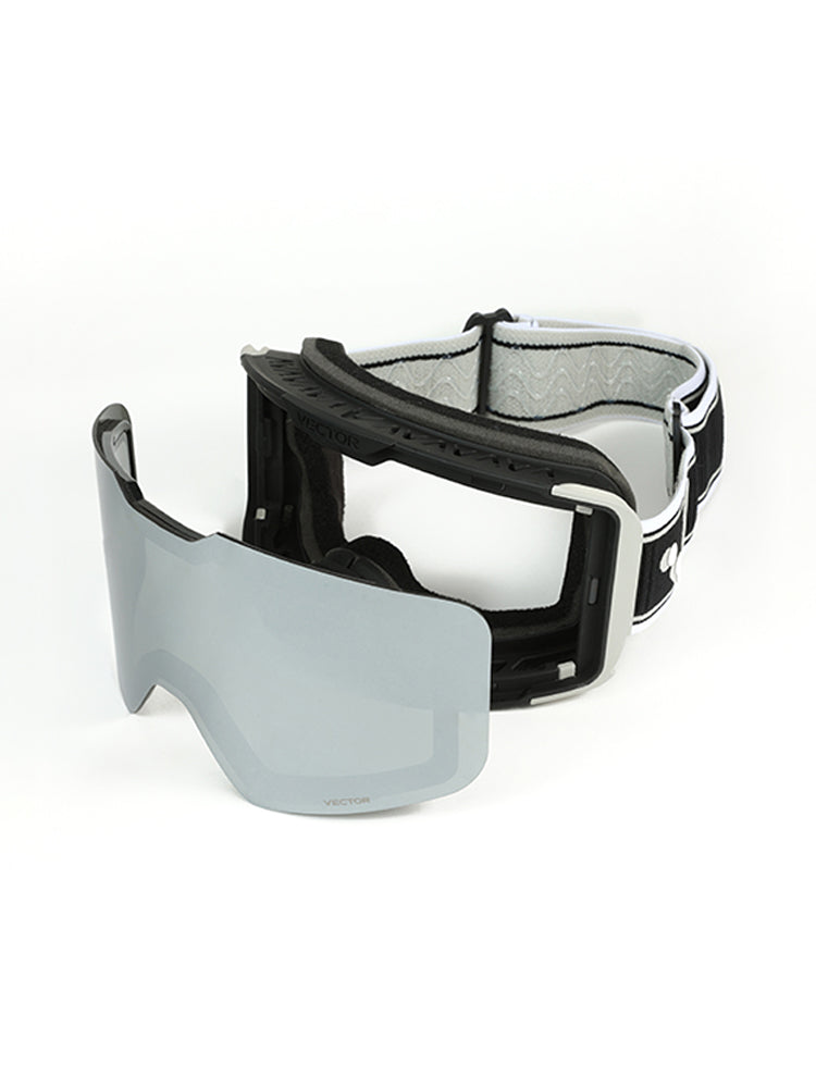Vision Lens Detachable Goggles Snowboard Vector & Unisex Ski Anti-Sunshine