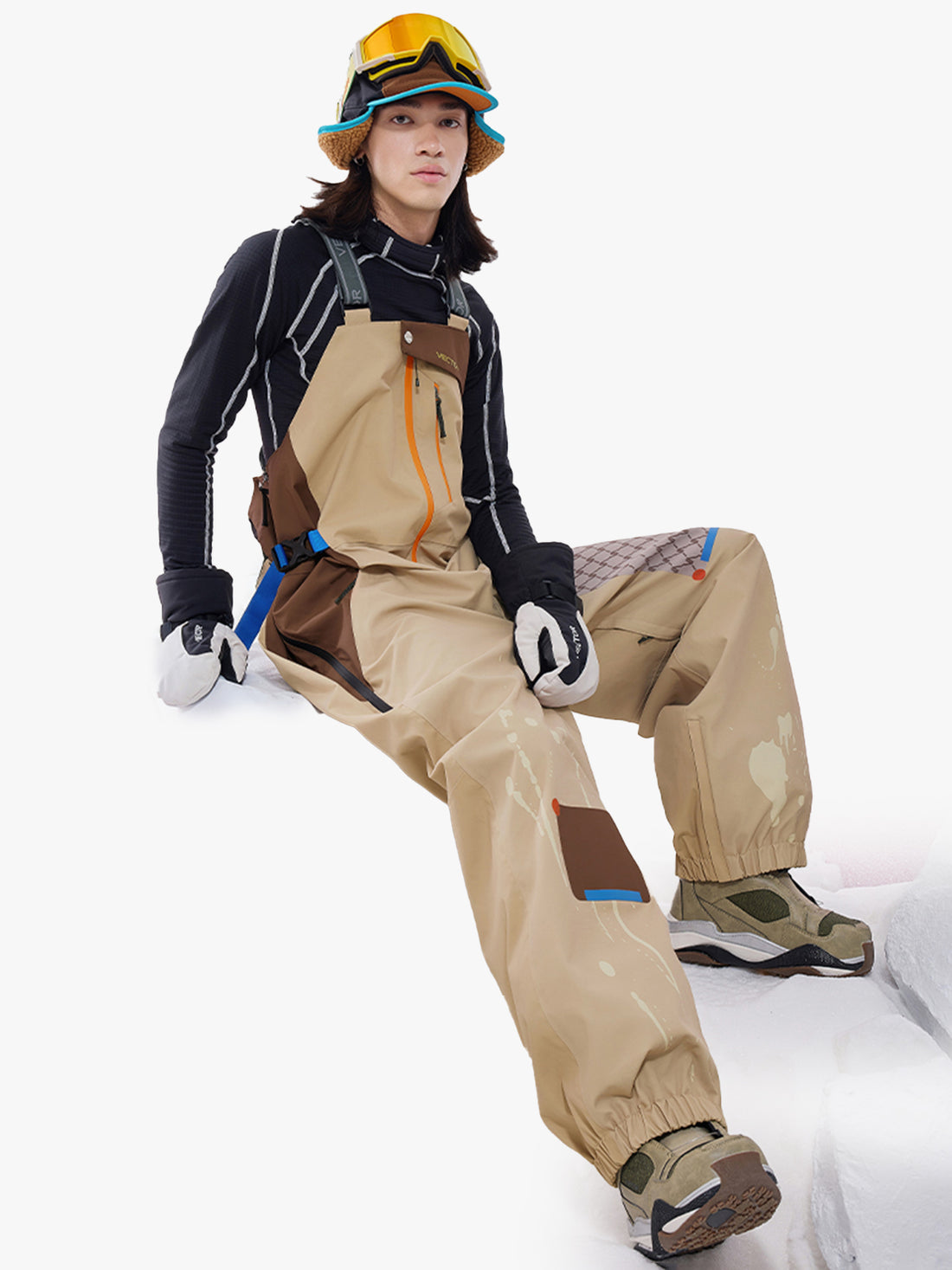 Men's Patch Bundy 3L Bib Pants