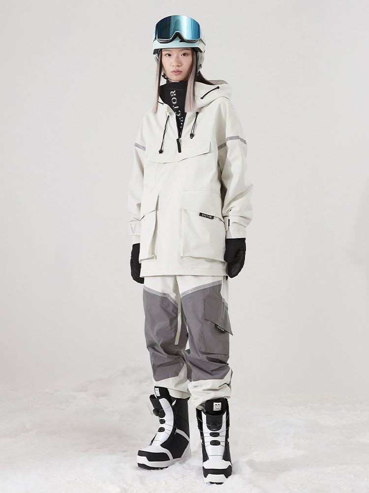 VECTOR-Women's Meteor 2L Anorak Jacket White