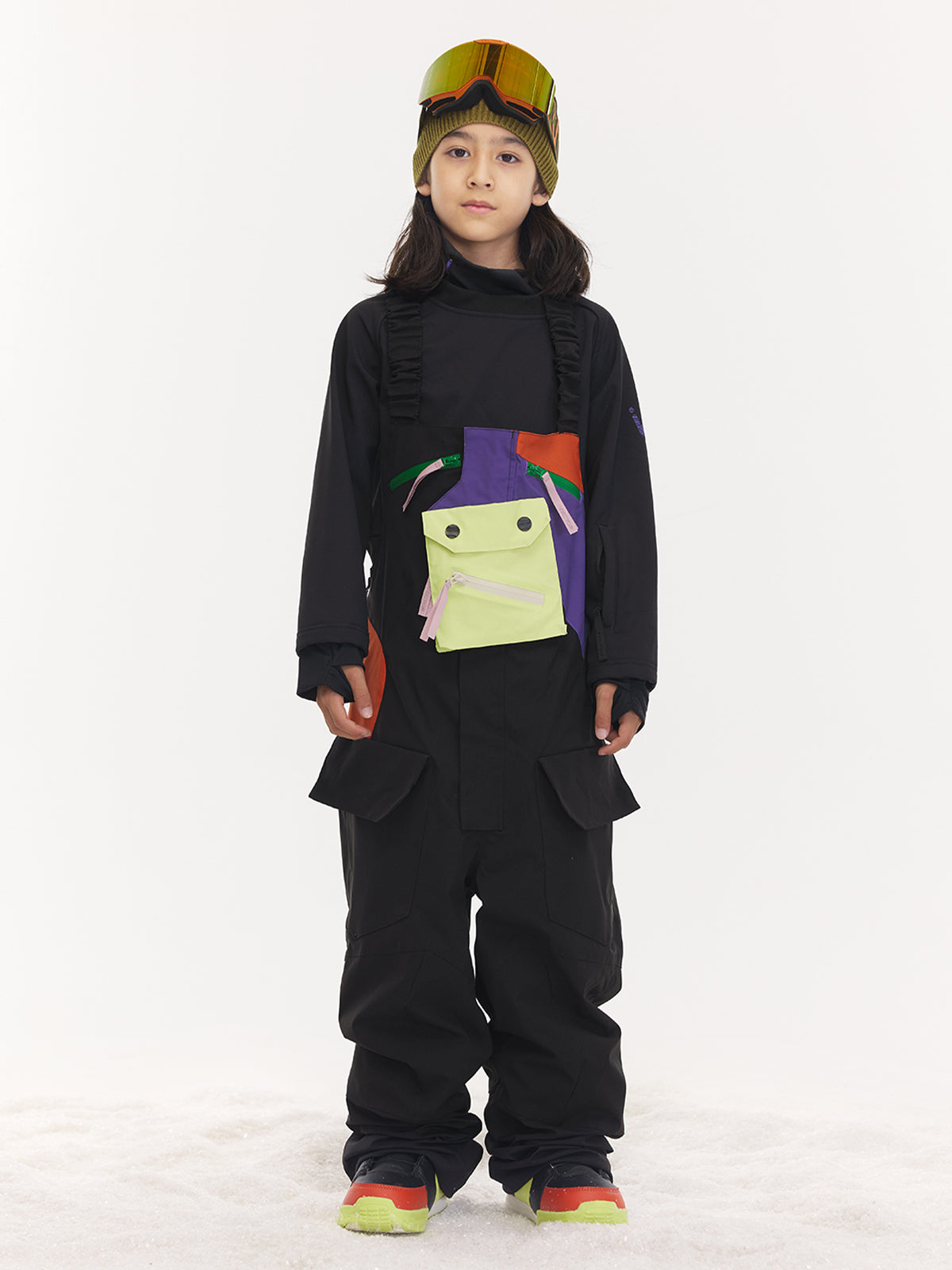 Kids' Snowpark Detachable Pocket Bib Pants