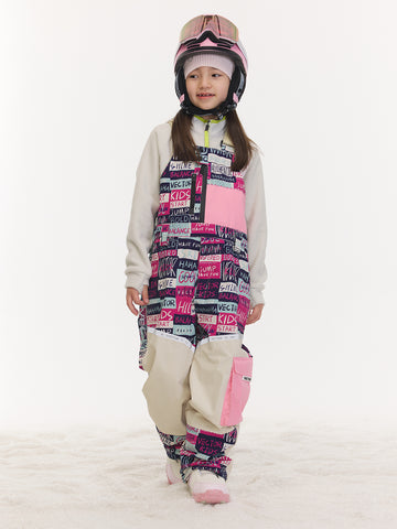 Kids' Patchwork Bib Pants