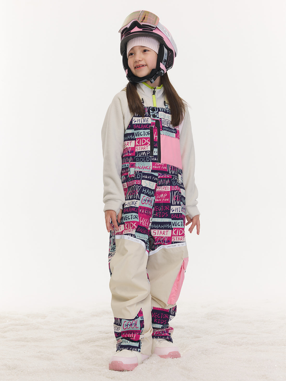 Kids' Patchwork Bib Pants