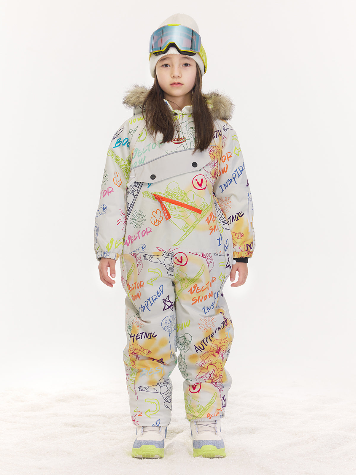 Kids' Graffiti Snowsuit