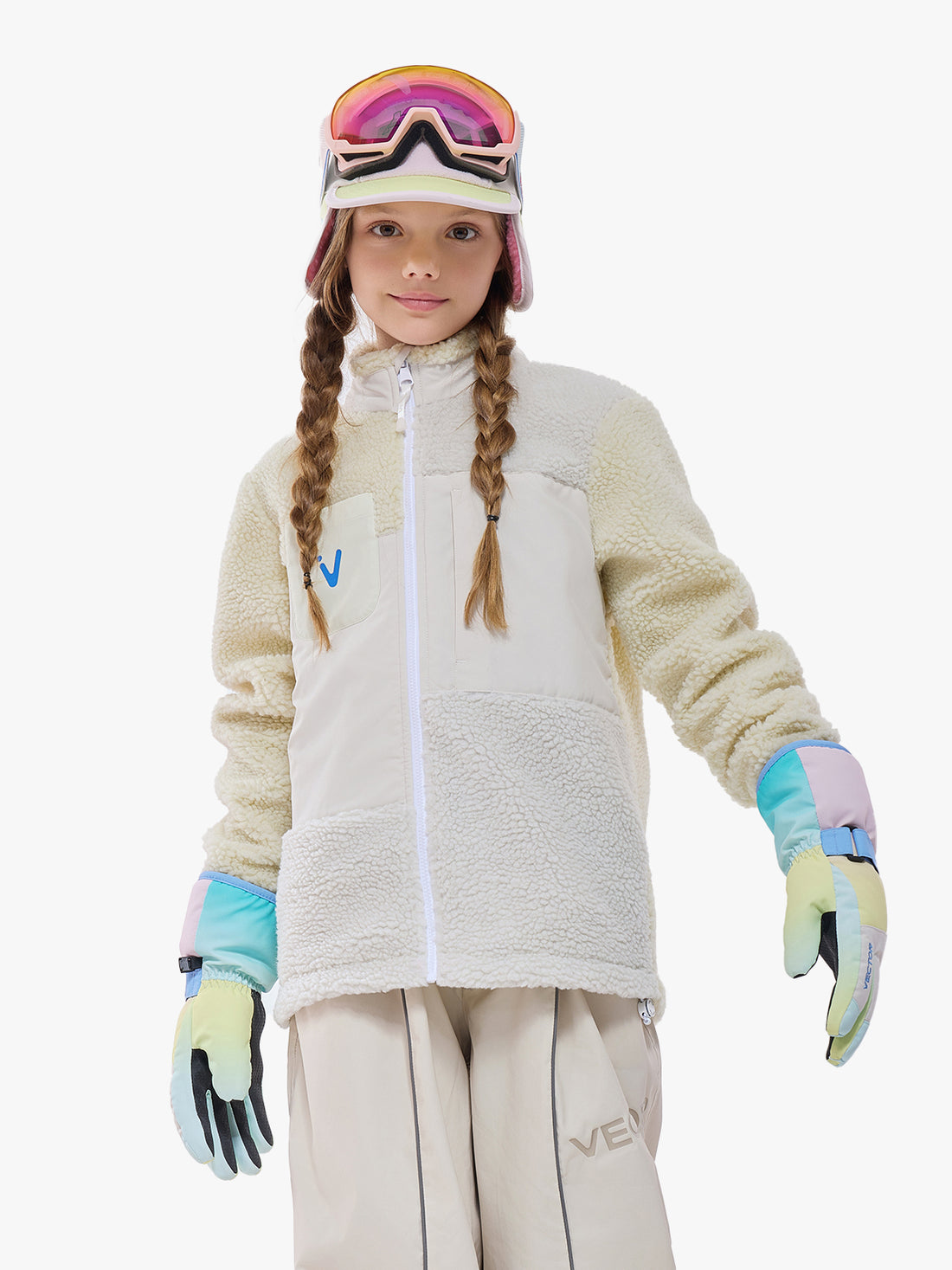 Kids' Patch Darn Fleece Jacket