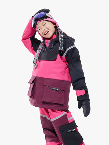 Kids' Patchwork Snow Jacket