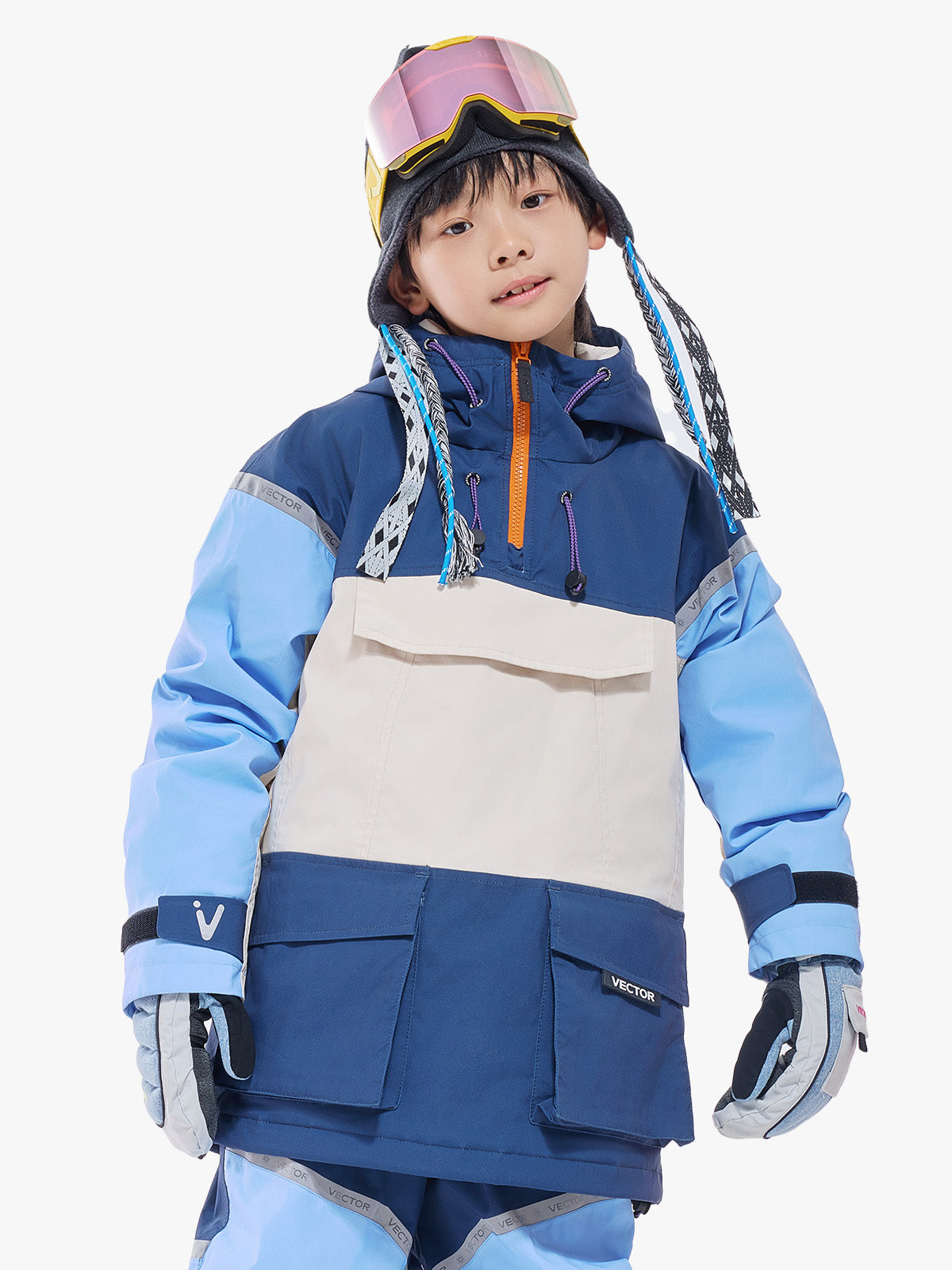 Kids' Patchwork Snow Jacket