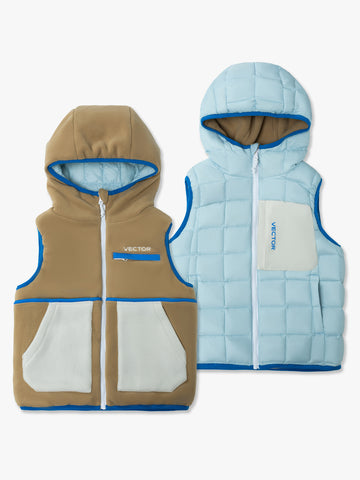 Kids' Jigsaw Reversible Down Vest