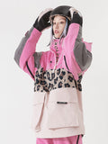 VECTOR-Women's Meteor 2L Anorak Jacket Leopard-pink