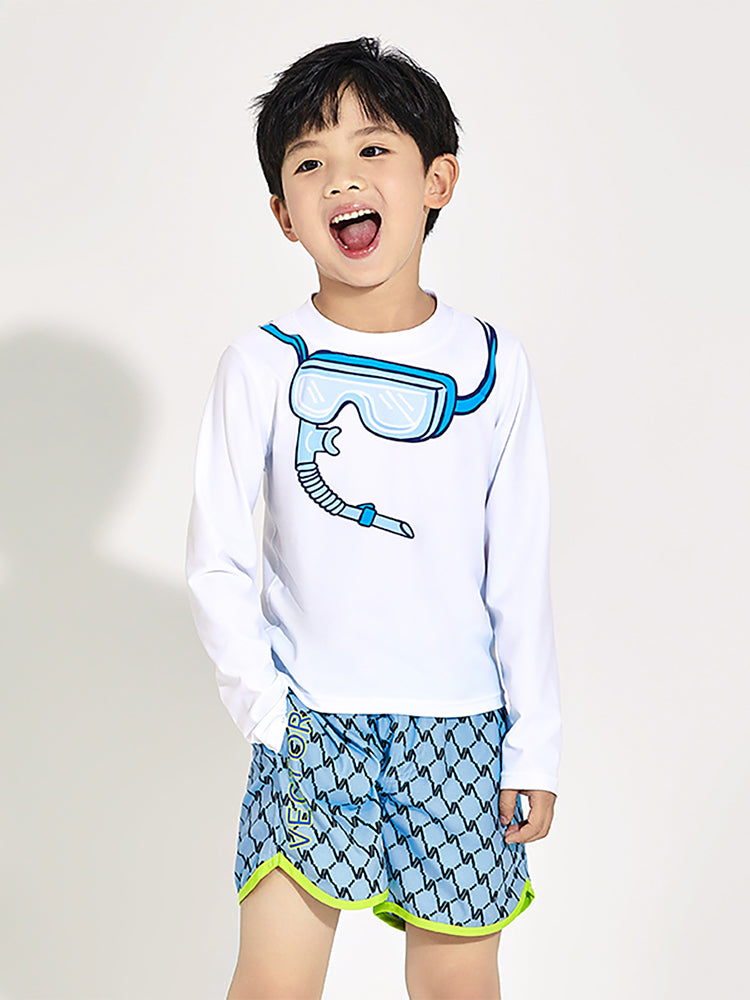 Boys Long Sleeve Rash Guard