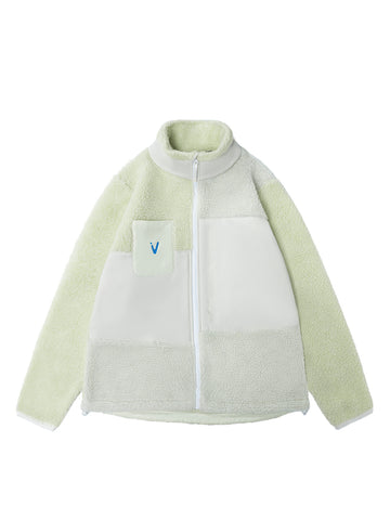 Women's Patch Darn Fleece Jacket