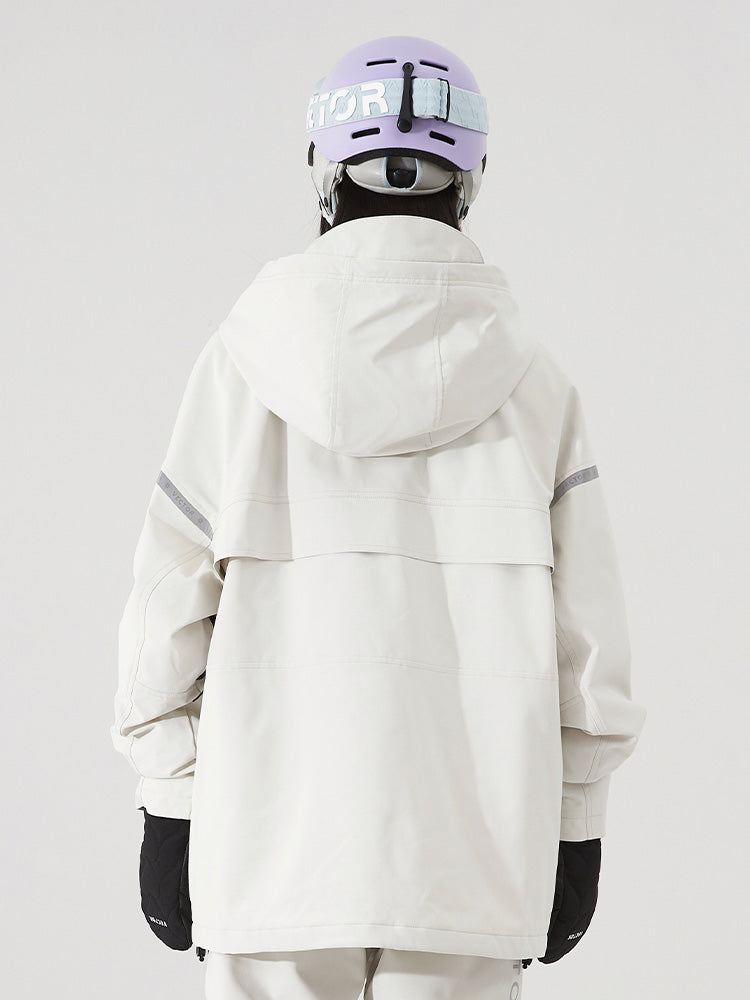 VECTOR-Women's Meteor 2L Anorak Jacket White