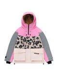 VECTOR-Women's Meteor 2L Anorak Jacket Leopard-pink