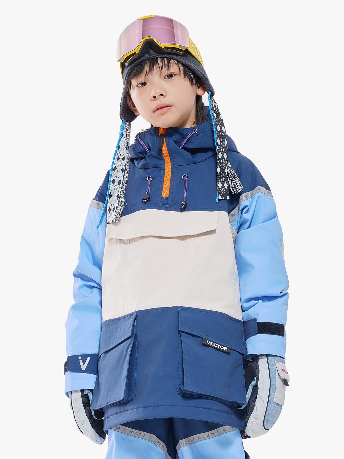 Kids' Patchwork Snow Jacket