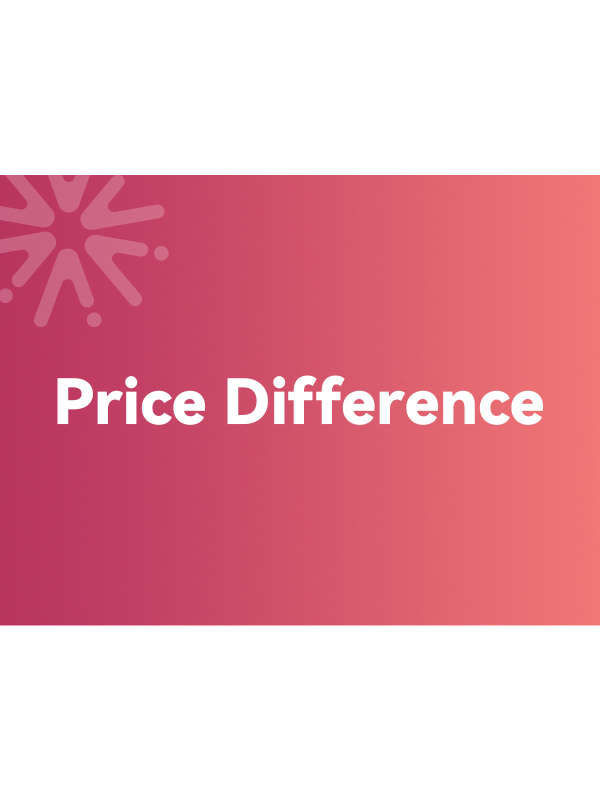 Price Difference