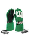 VECTOR-Kids' Puzzle Ski Mittens-green