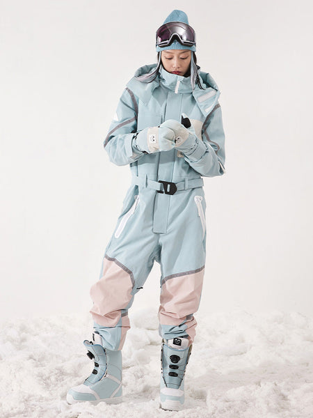 Vector Women's Ski & Snowboard Jumpsuit Anorak Snow Suit Waterproof Winter  Clothes Multi-Pockets Cold Weather