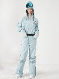 VECTOR-Women's Solar High Waisted Jumpsuit-blue