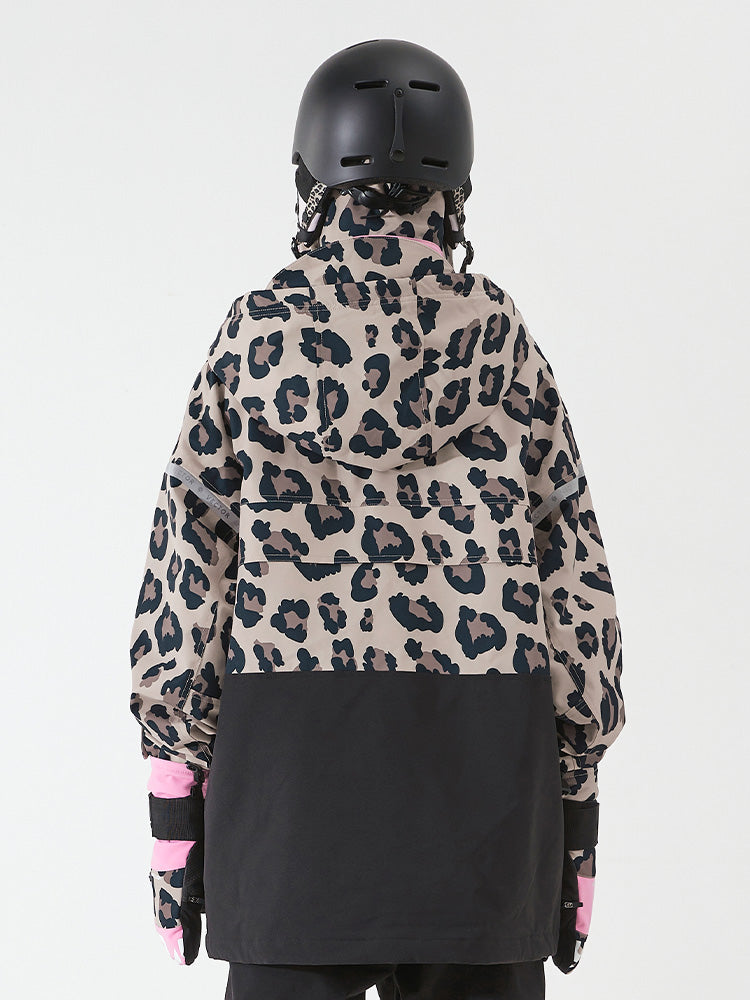 Leopard sales snowboard jacket