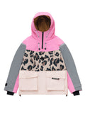 VECTOR-Kids' Meteor 2L Anorak Jacket Leopard